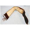 Image 5 : 3 assorted pcs: Al Furstnow harness strap, unmarked horse hide razor strop and Boss corn husker