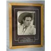 Image 1 : Casey Tibbs portrait, B&W, 8" x 10", framed