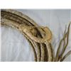 Image 2 : Rawhide riata, 44', shows use, leather covered hondo intact