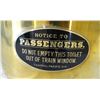 Image 2 : Central Pacific R.R. brass chamber pot