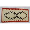 Image 1 : Navajo style weaving, red/brown, 19 1/2" x 40"