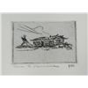 Image 3 : (7) Powell, Ace etchings, various sizes, all signed, all #1 of 50, Indian, Cowboy and Cabin scenes