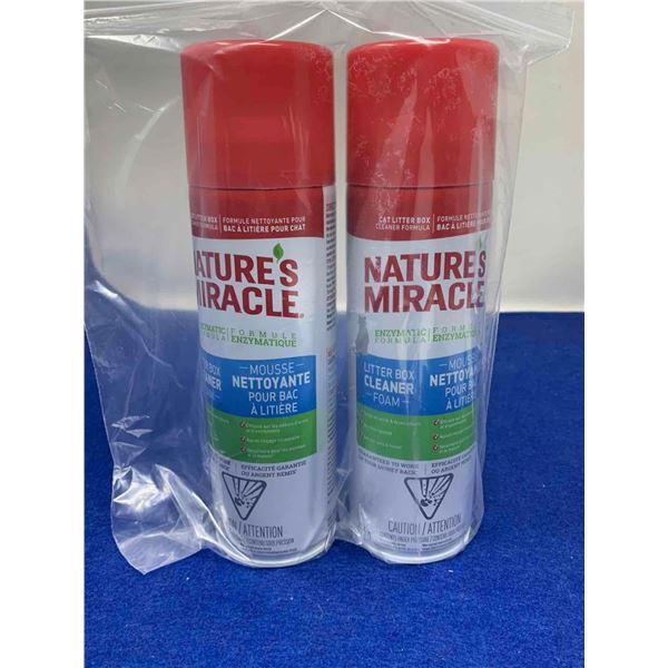 Nature's Miracle Litter Box Cleaner Foam (2 x 496g)