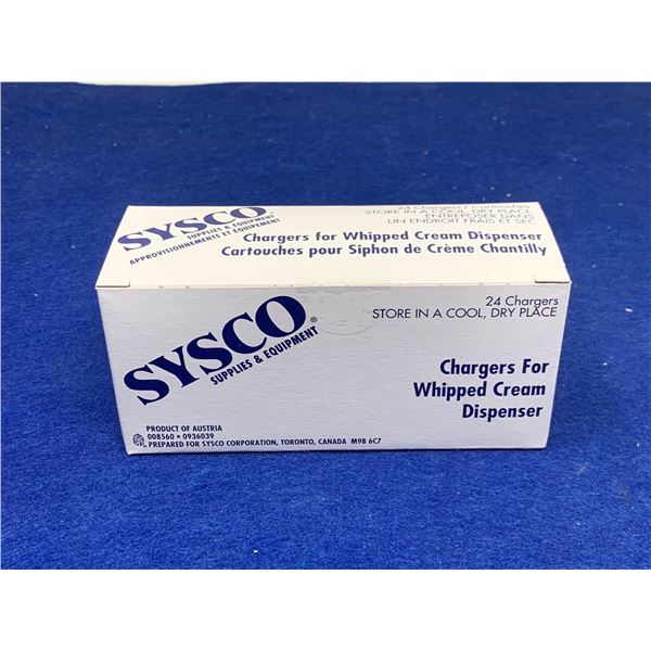 Sysco Chargers for Whipped Cream Dispenser (24 chargers)