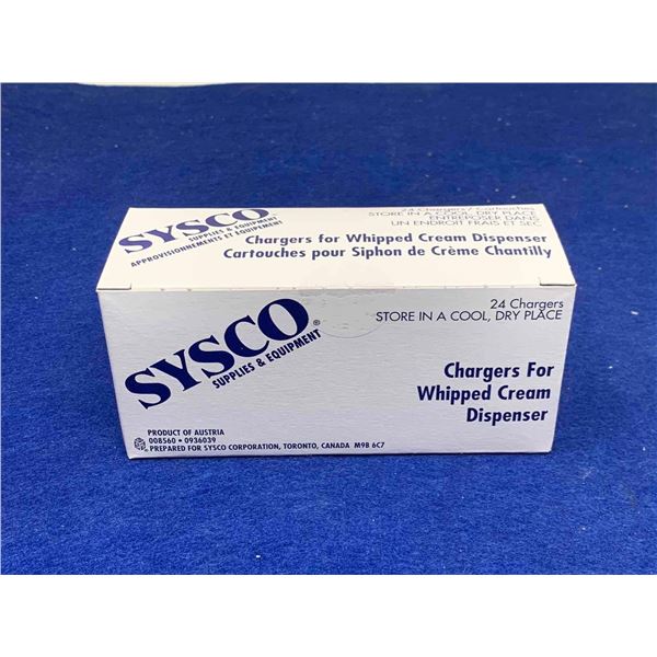 Sysco Chargers for Whipped Cream Dispenser (24 chargers)