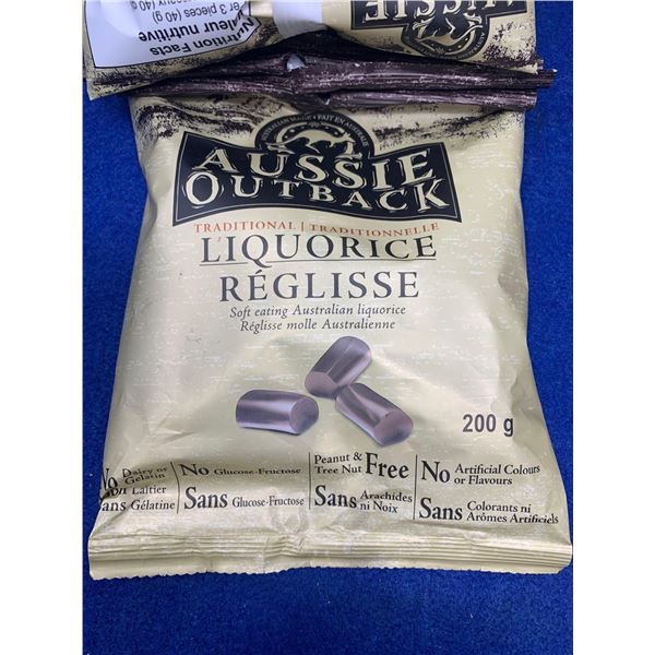 Aussie Outback Black Licorice (200g x 4)