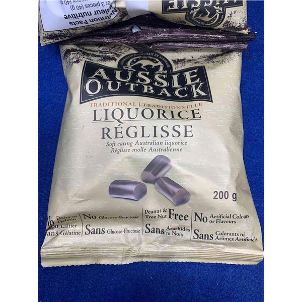 Aussie Outback Black Licorice (200g x 4)