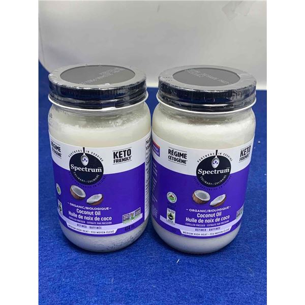 Spectrum Organic Refined Coconut Oil (2 x 414ml)