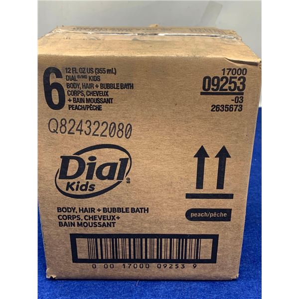 Dial Kids Body, Hair & Bubble Bath (6 x 355ml)