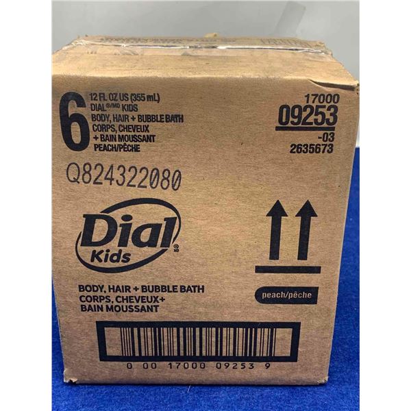 Dial Kids Body, Hair & Bubble Bath (6 x 355ml)