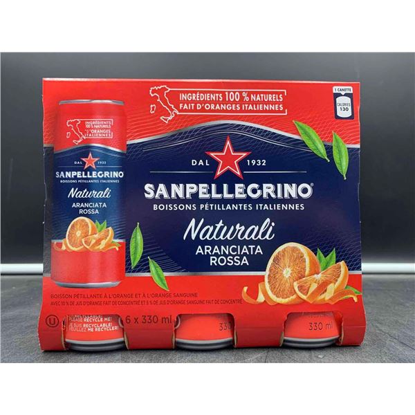 Sanpellegrino Blood Orange and Orange Sparkling Beverage (6 x 330ml)
