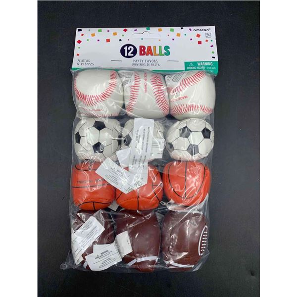 12 Balls Party Favors