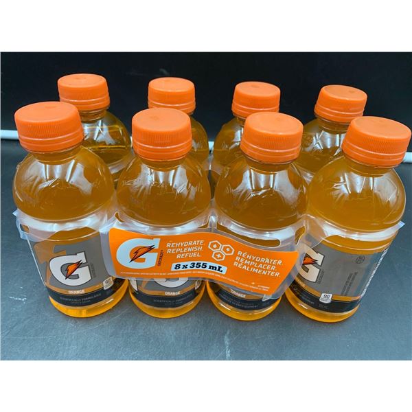 Gatorade Orange Electrolyte Beverage (8 x 355ml)