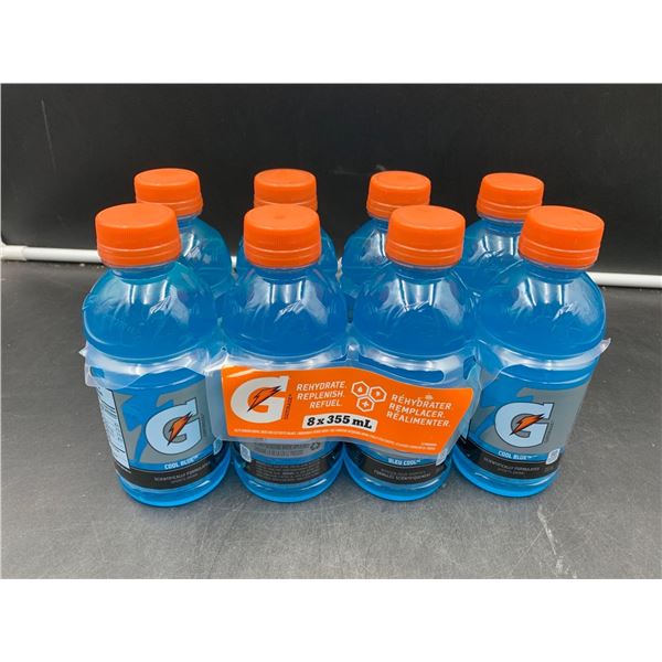 Gatorade Cool Blue Electrolyte Beverage (8 x 355ml)