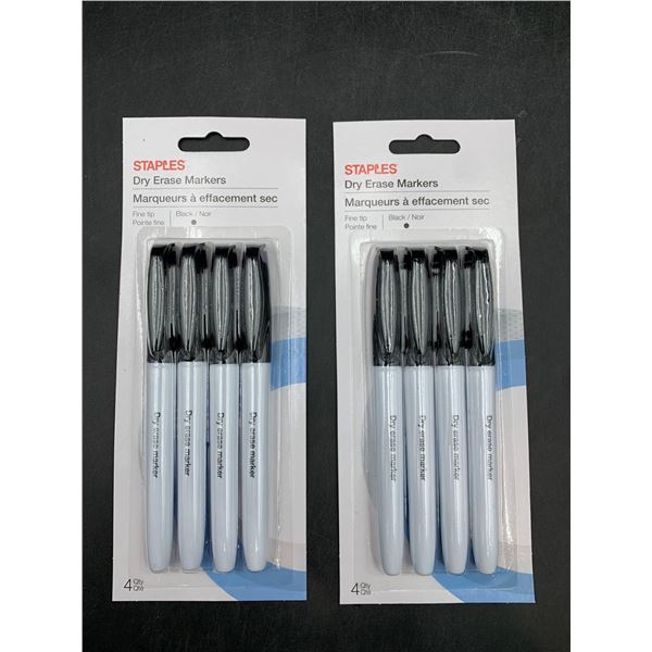 Staples Dry Erase Markers (2 x 4)