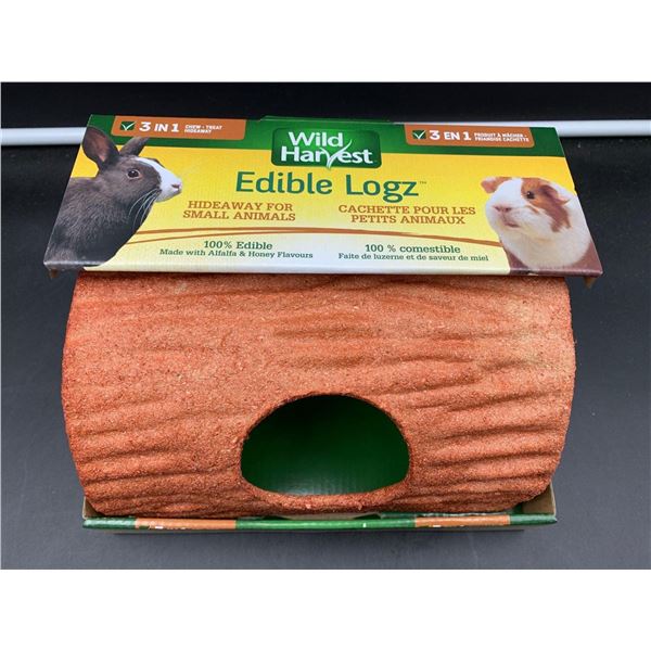 Wild Harvest Edible Logz Hideaway for Small Animals (240g)