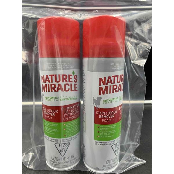Nature's Miracle Stain & Odour Remover Foam (2 x 496g)