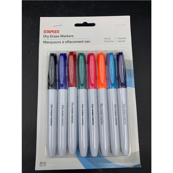 Dry Erase Markers- Assorted Colours (8ct)