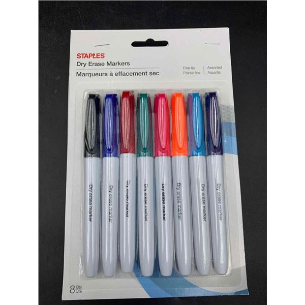 Dry Erase Markers- Assorted Colours (8ct)