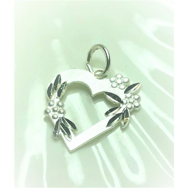 Silver Heart Pendant, Suggested Retail Value $100