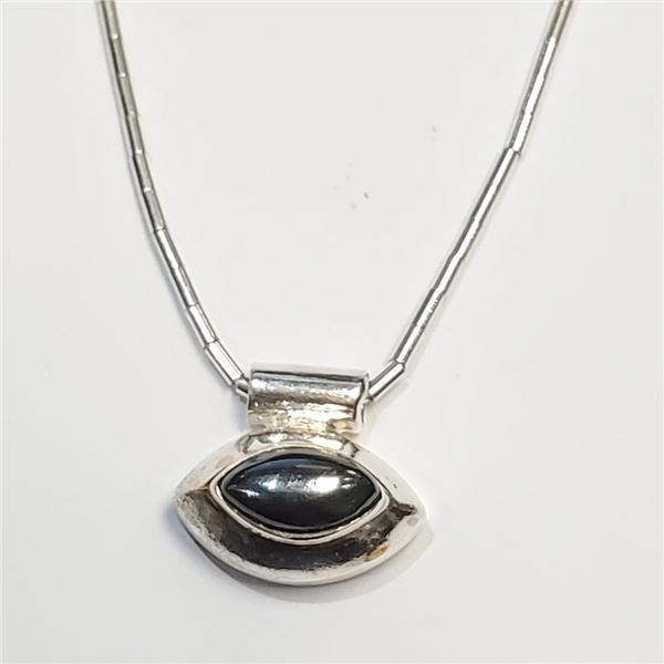 Silver Genuine Gemstone Necklace (~Size 0) (~length 0 inches), Suggested Retail Value $140