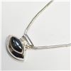 Image 3 : Silver Genuine Gemstone Necklace (~Size 0) (~length 0 inches), Suggested Retail Value $140
