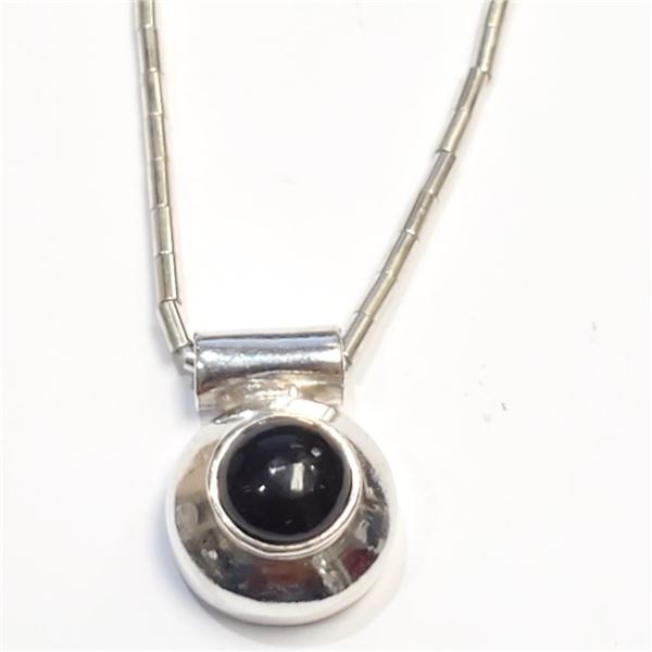 Silver Genuine Gemstone Necklace (~Size 0) (~length 0 inches), Suggested Retail Value $140