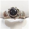 Image 1 : Silver Blackonyx Ring (~Size 0) (~length 0 inches) (~weight 4.2g), Suggested Retail Value $140