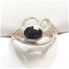 Image 1 : Silver Blackonyx Ring (~Size 0) (~length 0 inches) (~weight 3.2g), Suggested Retail Value $100