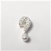 Image 1 : Silver Cubic Zirconia Pendant, Suggested Retail Value $60
