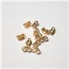 Image 2 : 10K Yellow Gold Pack Of 12 0.72G Earring Backs, Suggested Retail Value $50