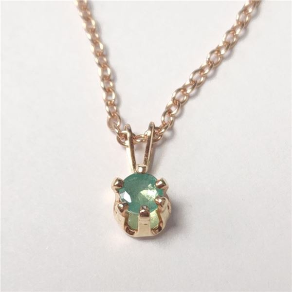 Silver Emerald App 30-35" Necklace, Suggested Retail Value $240
