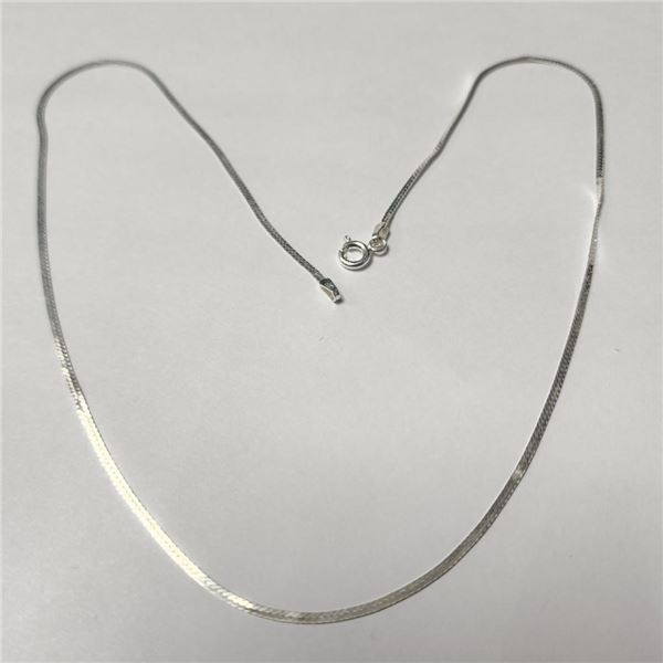 Silver Snake Chain 16" Necklace, Suggested Retail Value $30
