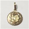 Image 1 : 10K Yellow Gold 1.45G Pendant, Suggested Retail Value $400