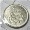 Image 2 : Silver 1965 Canadian 50 Cent Coin