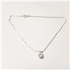 Image 1 : Silver 10" With Cz Charm Anklet, Suggested Retail Value $120