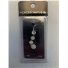 Image 1 : Pierced Nation 14G 4 piece belly button ring
