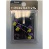 Image 1 : Pierced Nation 14G 9/16" Mushroom nipple rings