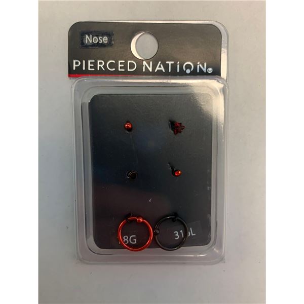 Pierced Nation Tri Color jewelry 22G