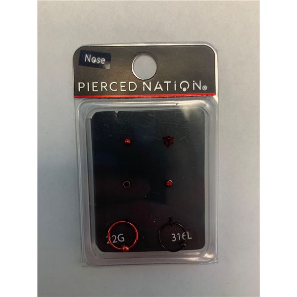 Pierced Nation Tri Color jewelry 22G