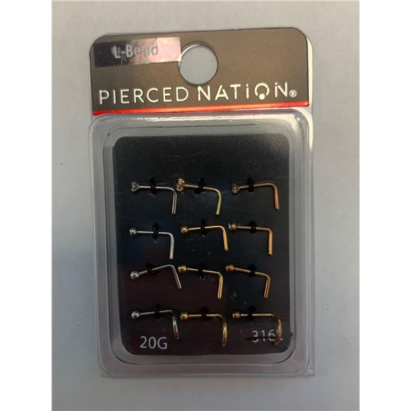 Pierced Nation Nose jewelry 20G