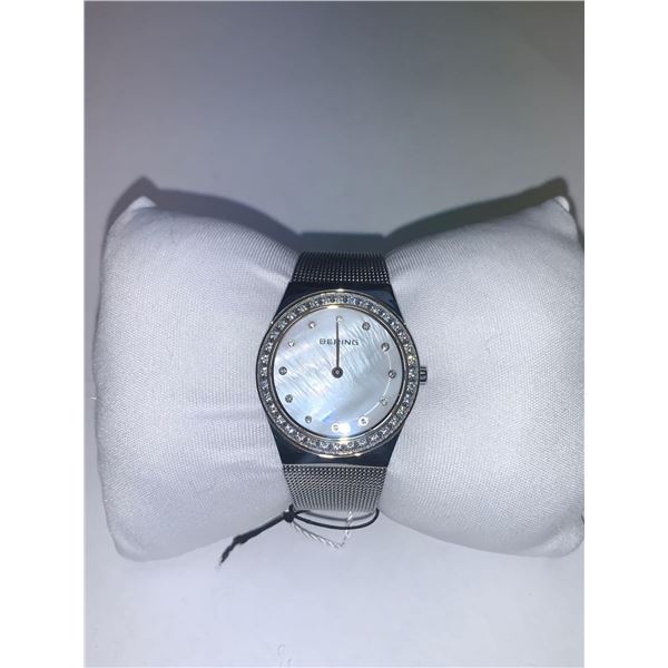 Ladies Bering Sapphire & Swarovski Crystal Watch