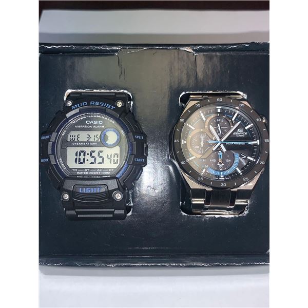 Lot of 2 Casio Mens Watches