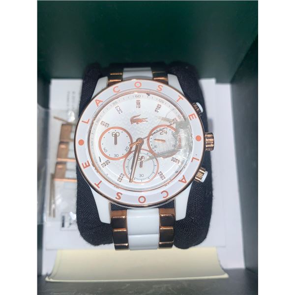 Lacoste Ladies Watch (see crack on right hand side of face)