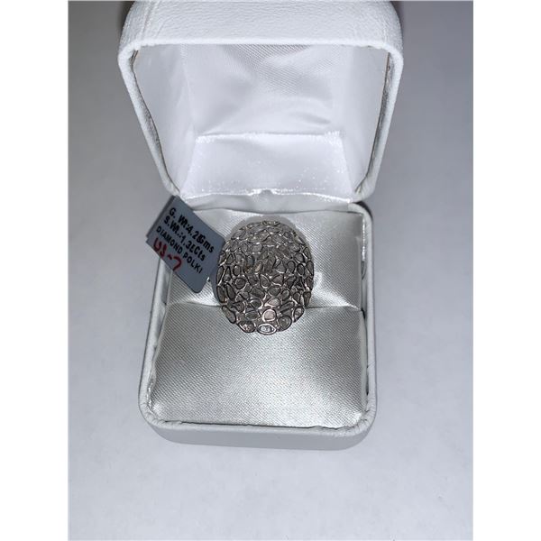 Ladies Irregular Cut 1.35 carat Diamond Ring