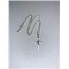 Image 1 : Silver Cross Necklace Suggested Retail Value $60