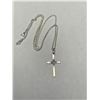 Image 2 : Silver Cross Necklace Suggested Retail Value $60