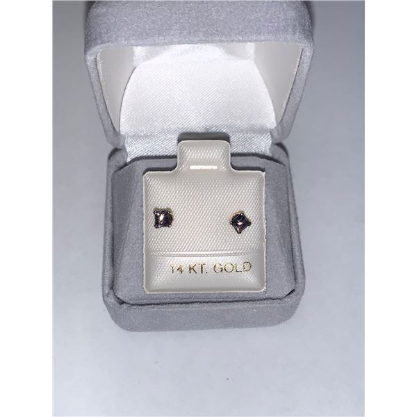 14K Genuine Gemstone Earrings Suggested Retail Value $100