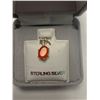 Image 2 : Silver Orange Garnet Pendant