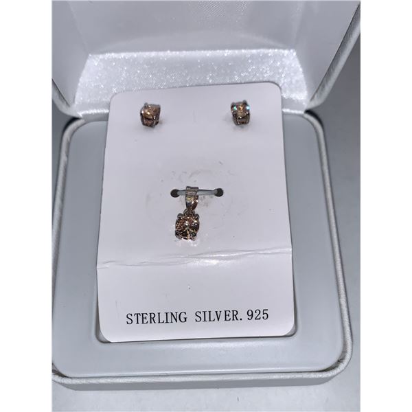 Silver Earring And Pendant Set Suggested Retail Value $80